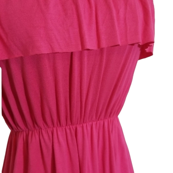 New Fuchsia Pink Strapless Dress NWOT - Picture 5 of 11